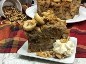 Looking for a great tasting breakfast idea? Want to make french toast in your instant pot. This instant pot french toast is delicious. Try Instant Pot Caramelized Banana Walnut French Toast