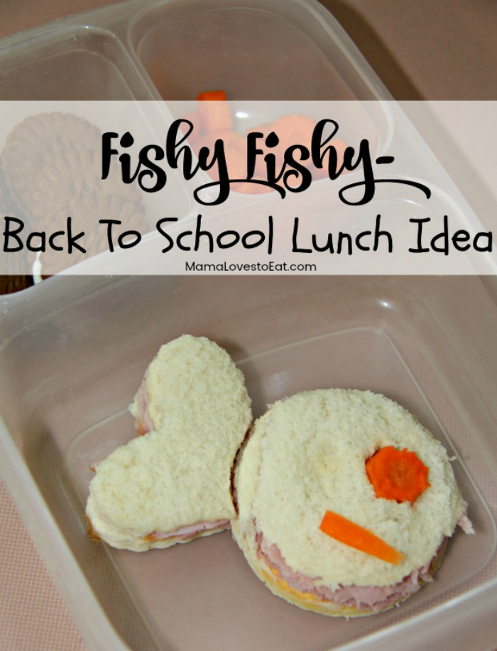 Swim Fishy Sandwich | Bento Box Lunch Idea - | Bento Box