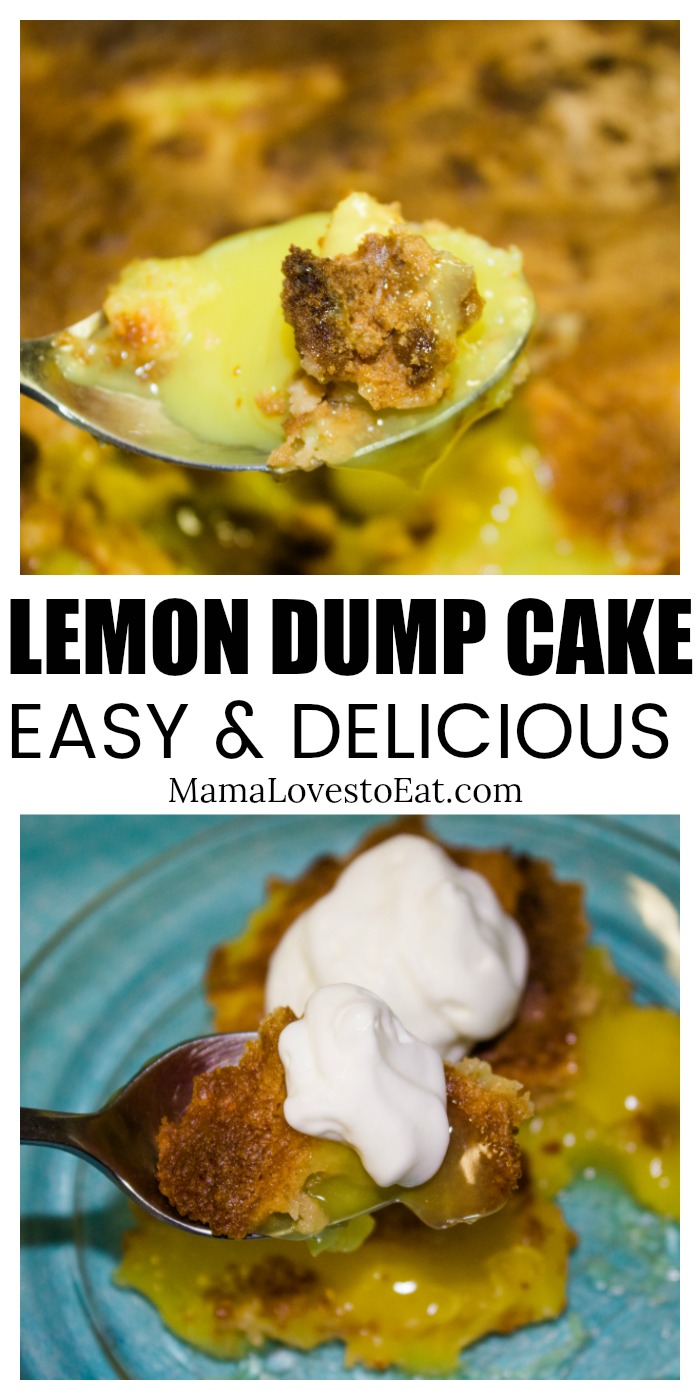 Lemon Dump Cake - | Easy Lemon Dessert |Mama Loves to Eat