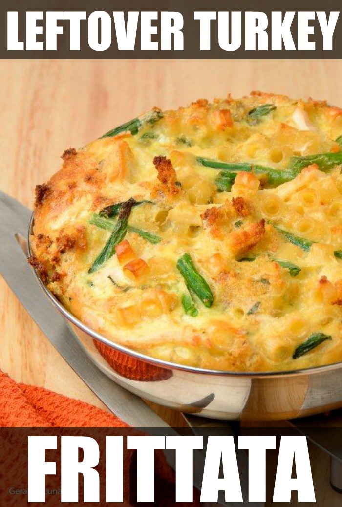 Love turkey but have leftovers? If you want leftover turkey recipes, you will love Leftover Turkey Frittata. Whip it up for breakfast or brunch.