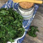 Crispy Kale Chips are healthier than potato chips and are approved on Weight Watchers, low carb or keto diet. Kale Chips are great for having a crunchy go-to snack.