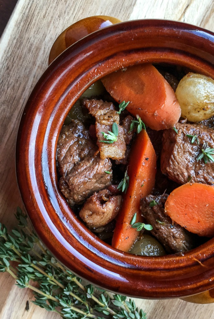 Do you love Braised Beef Burgundy Stew? Ready to make beef bourguignon at home? You are going to love this beef burgundy recipe.