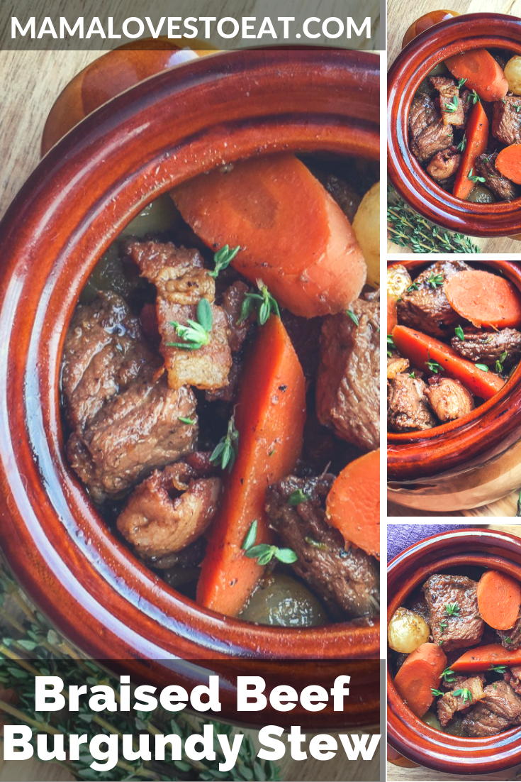 Do you love Braised Beef Burgundy Stew? Ready to make beef bourguignon at home? You are going to love this beef burgundy recipe.