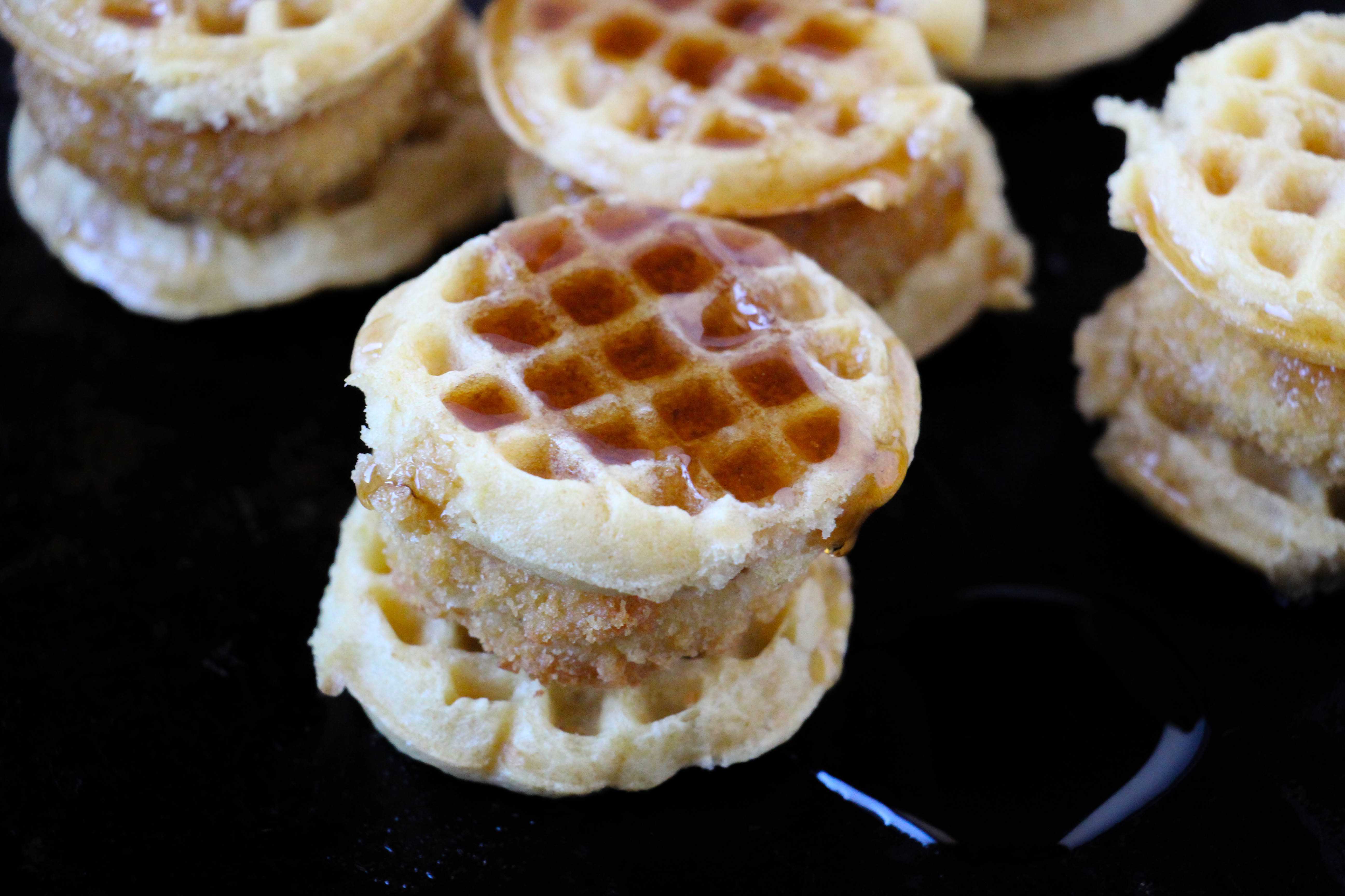 Want to know how to make Chicken and waffle slider at home? My chicken and waffle sliders are so good for game day snacks or as a fun dinner. No matter when you serve this chicken and waffles recipe, you can be sure everyone will love them.