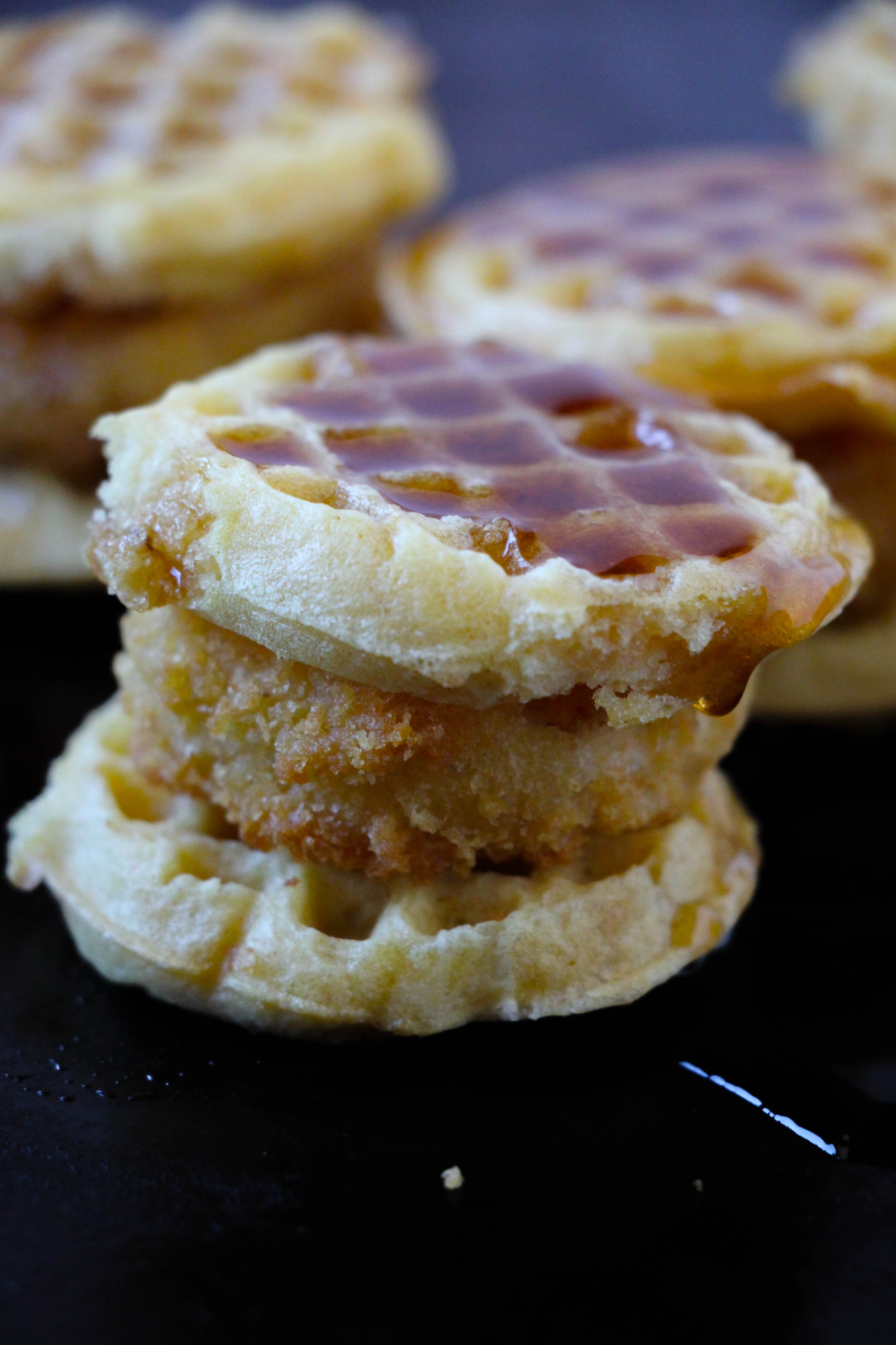 Want to know how to make Chicken and waffle slider at home? My chicken and waffle sliders are so good for game day snacks or as a fun dinner. No matter when you serve this chicken and waffles recipe, you can be sure everyone will love them.