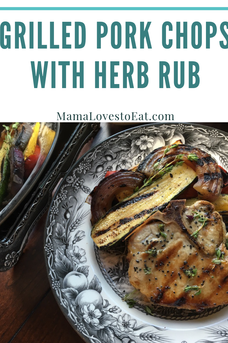 Looking for a grilled pork chop recipe? Grilled pork chops for dinner is going to be a deliciously simple dinner idea.