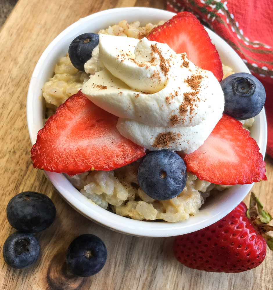 Looking for the perfect rice pudding recipe? This easy rice pudding recipe is made in the Instant Pot to make it simple and delicious.