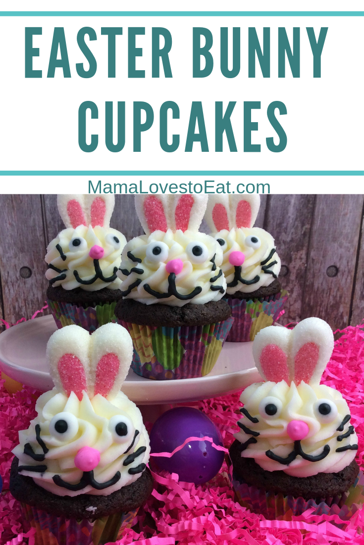 Easter Bunny Cupcakes