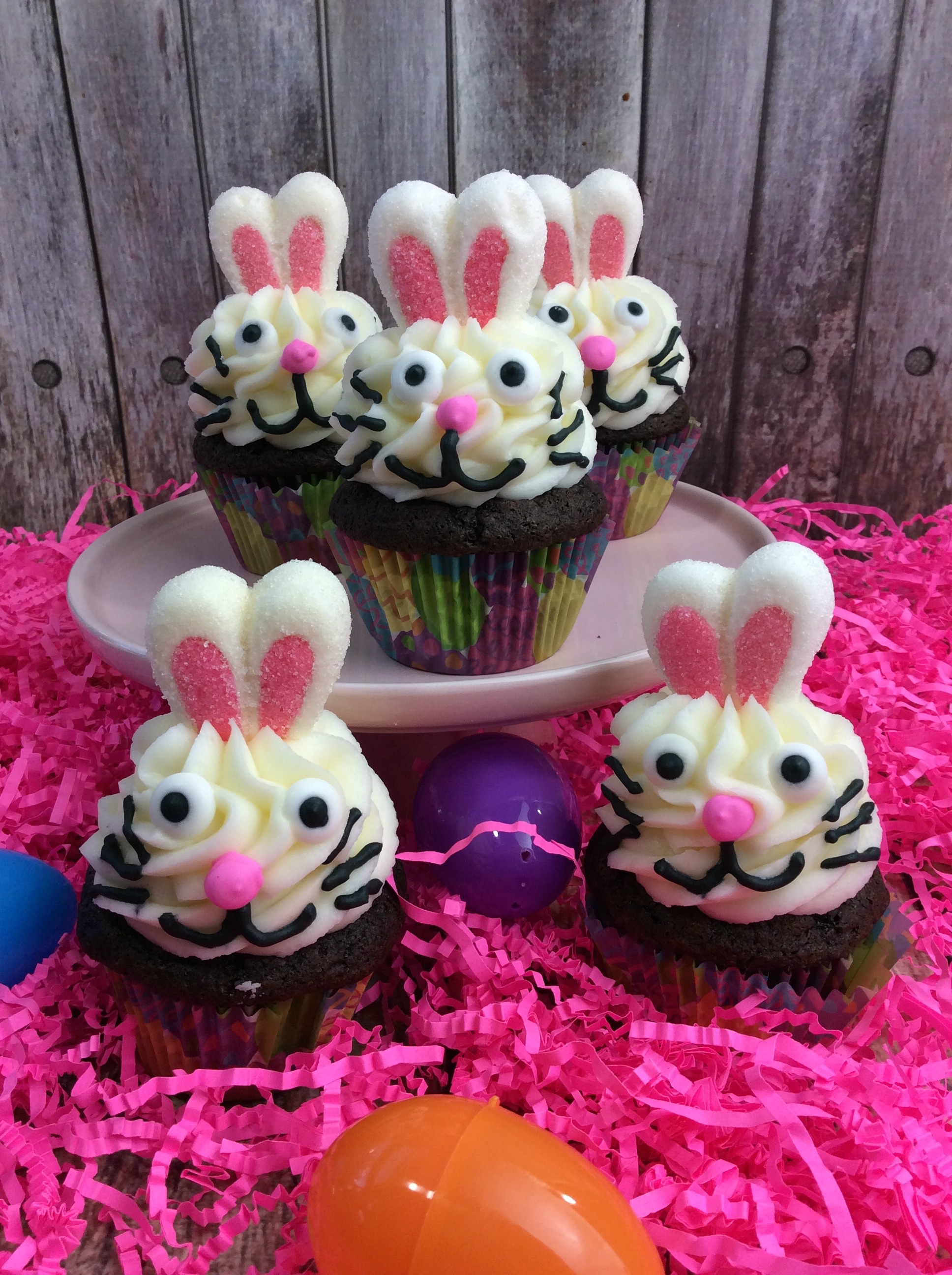 Easter Bunny Cupcakes