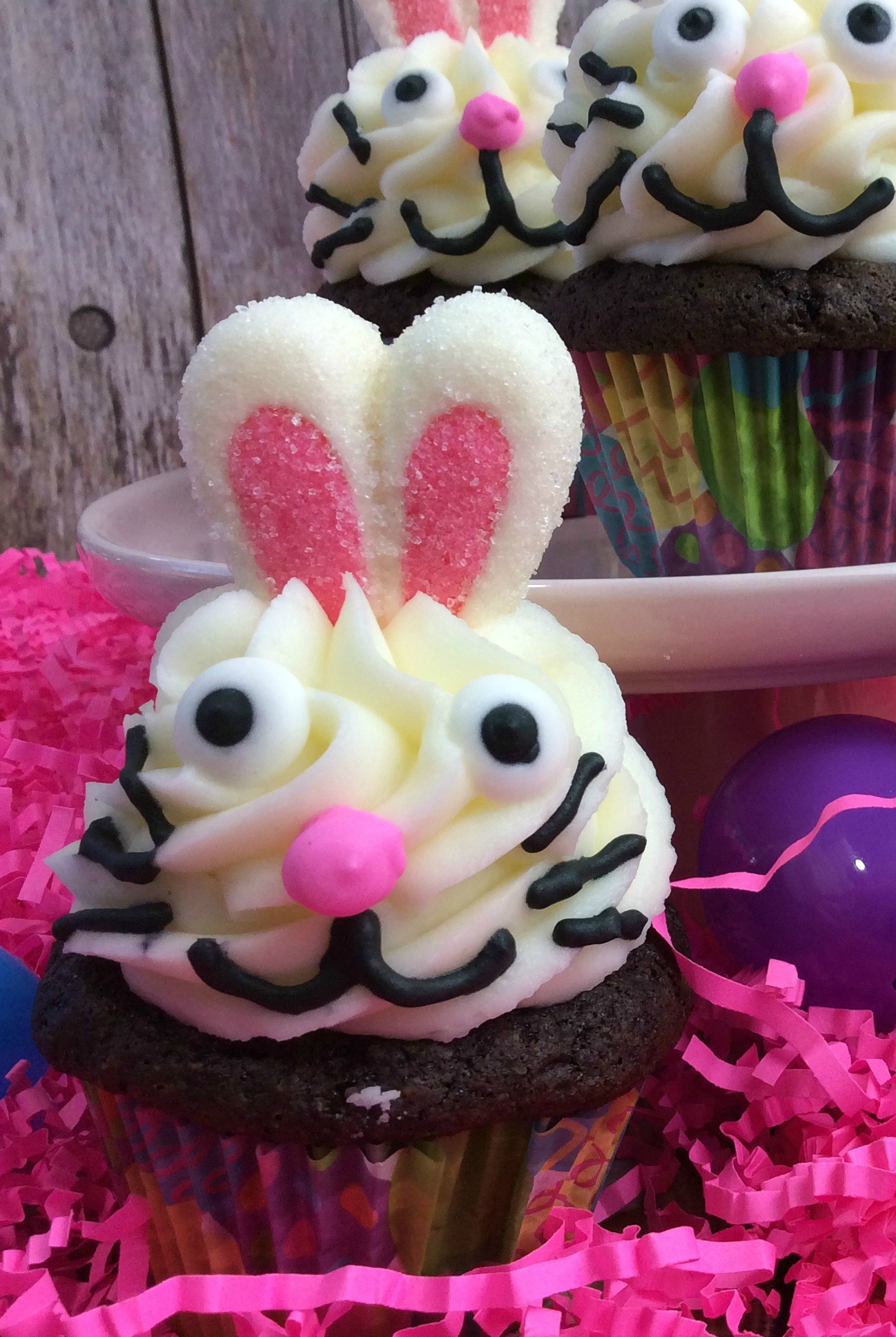 Easter Bunny Cupcakes