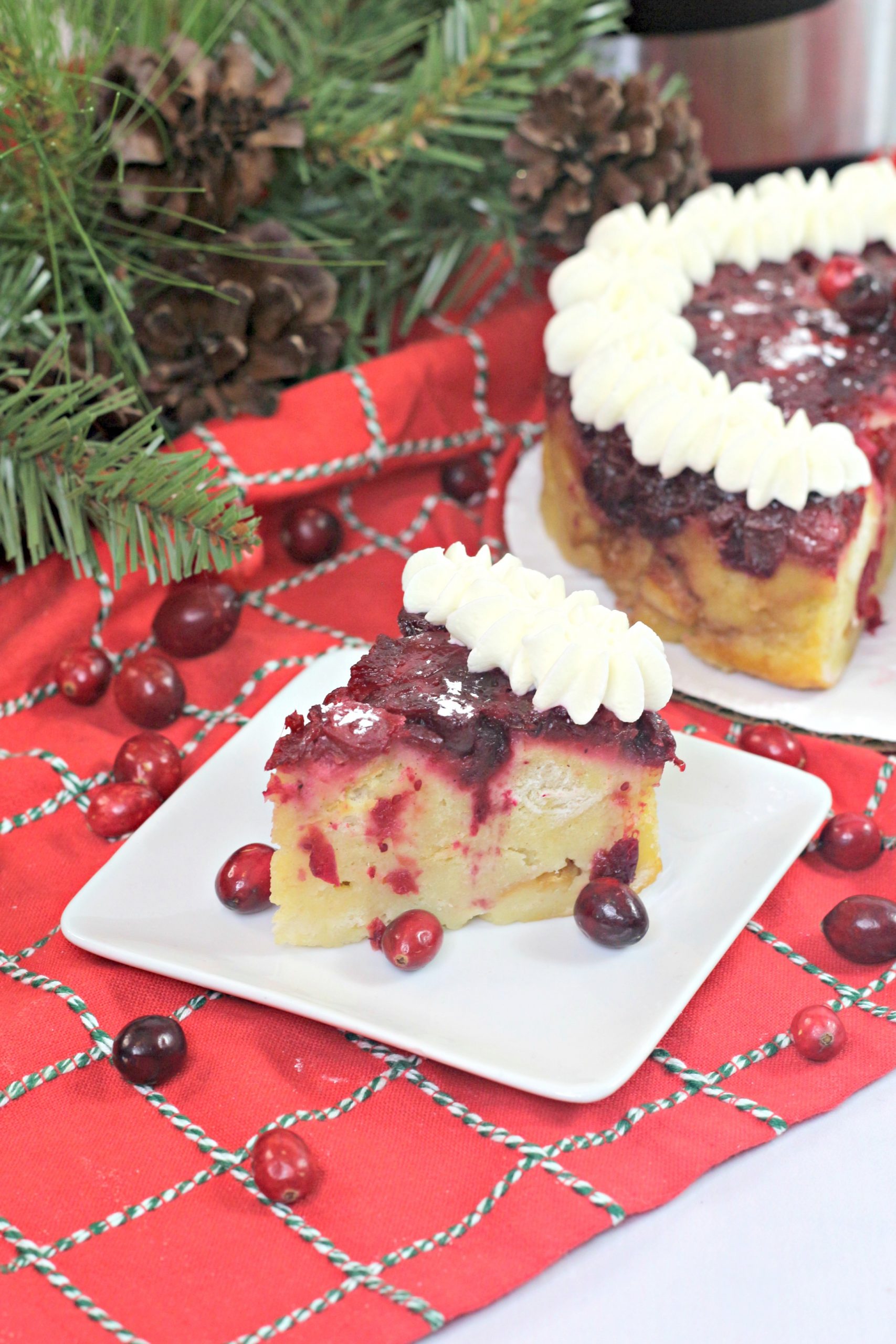 baked french toast slice on a white plate