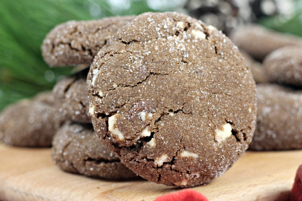 Chocolate Peppermint Cookies with Espresso