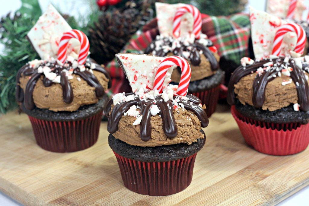 peppermint chocolate cupcakes