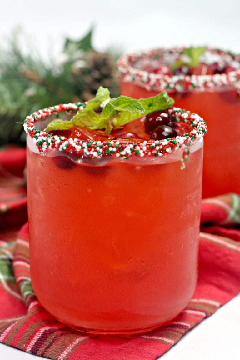 Rudolph's Christmas Themed Cocktail - Mama Loves to Eat