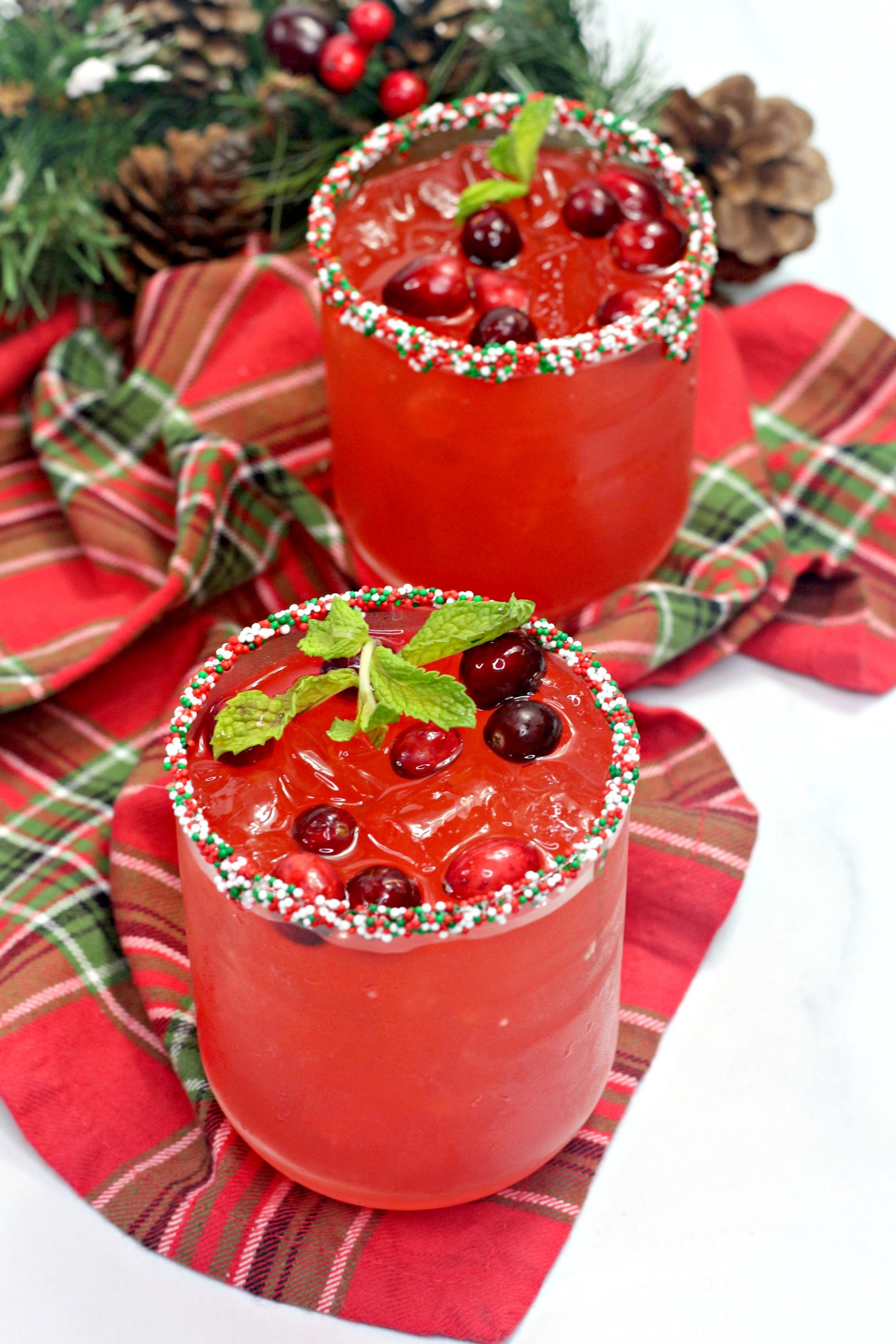 Rudolph's Christmas Themed Cocktail - Mama Loves to Eat