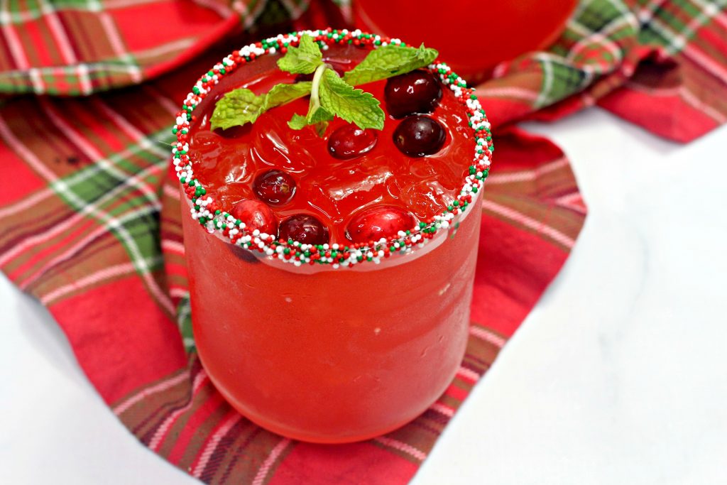 christmas themed cocktail