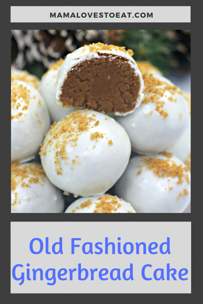 gingerbread truffles