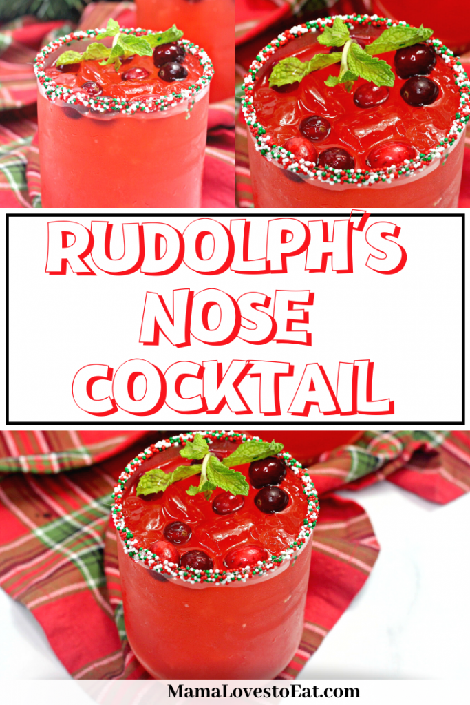 christmas themed cocktail