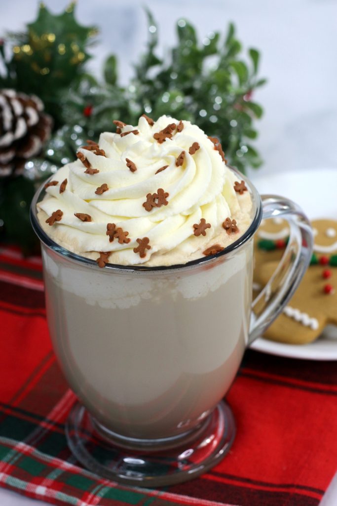 starbucks latte with whipped cream