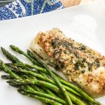 Keto Easy Cod recipe with Garlic Herb Butter