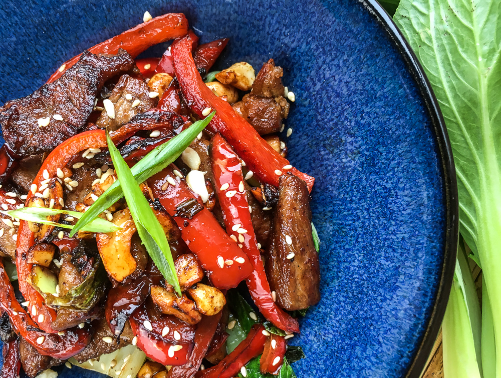 keto pork fried rice