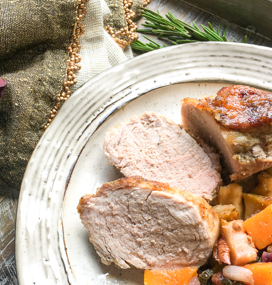 Pork Tenderloin with Applesauce
