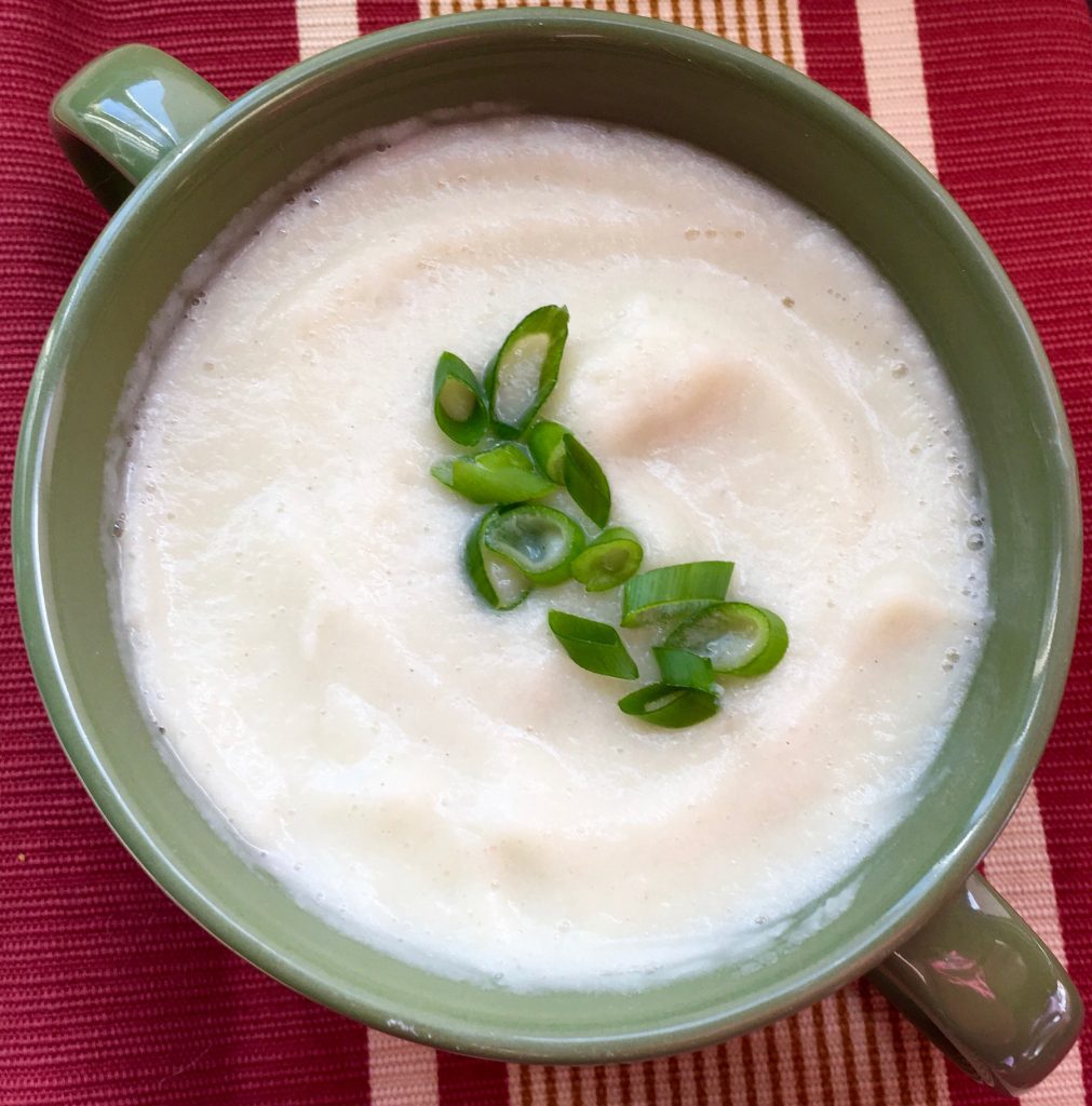 Cauliflower Cheese Soup with Bacon
