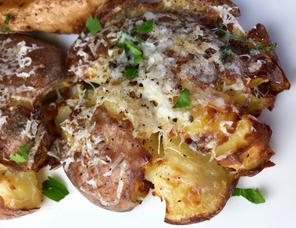 Cheesy Crash Hot Potatoes