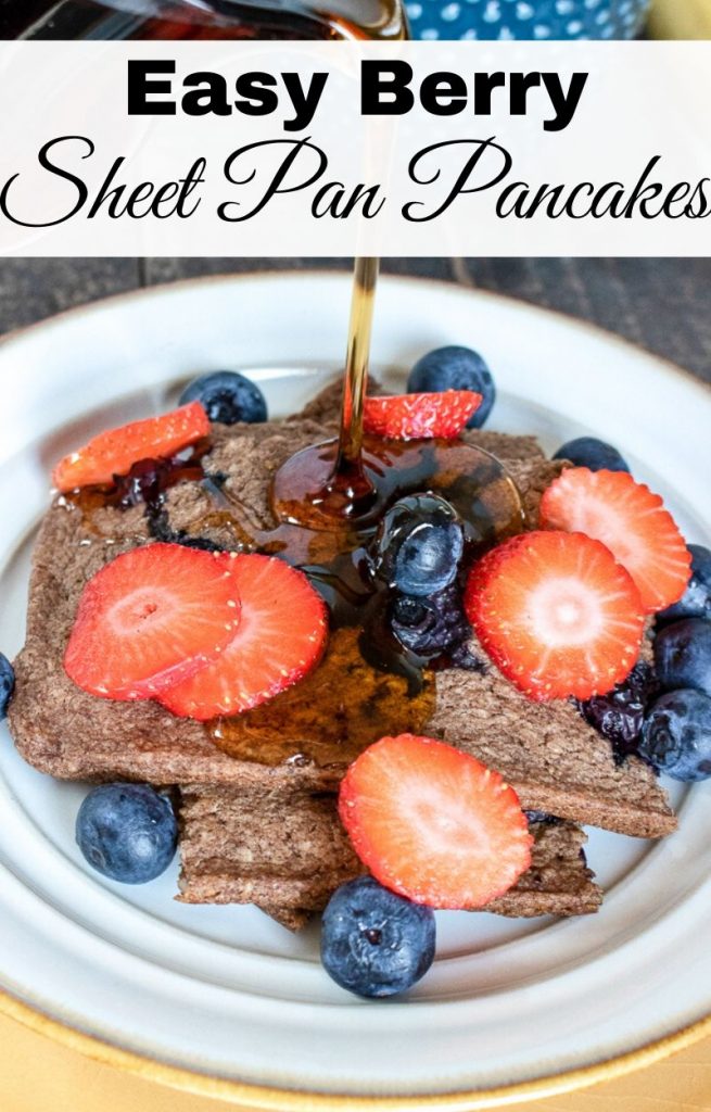 Berry Sheet Pan Pancakes - Healthy & Gluten Free