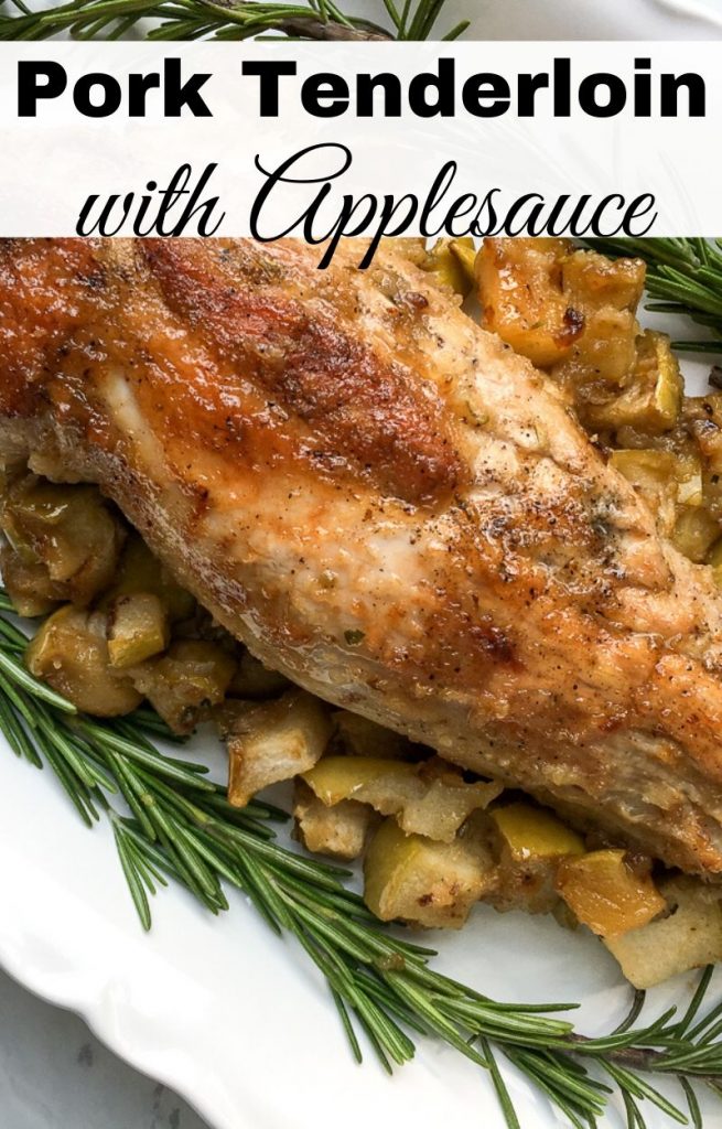 Pork Tenderloin with Applesauce