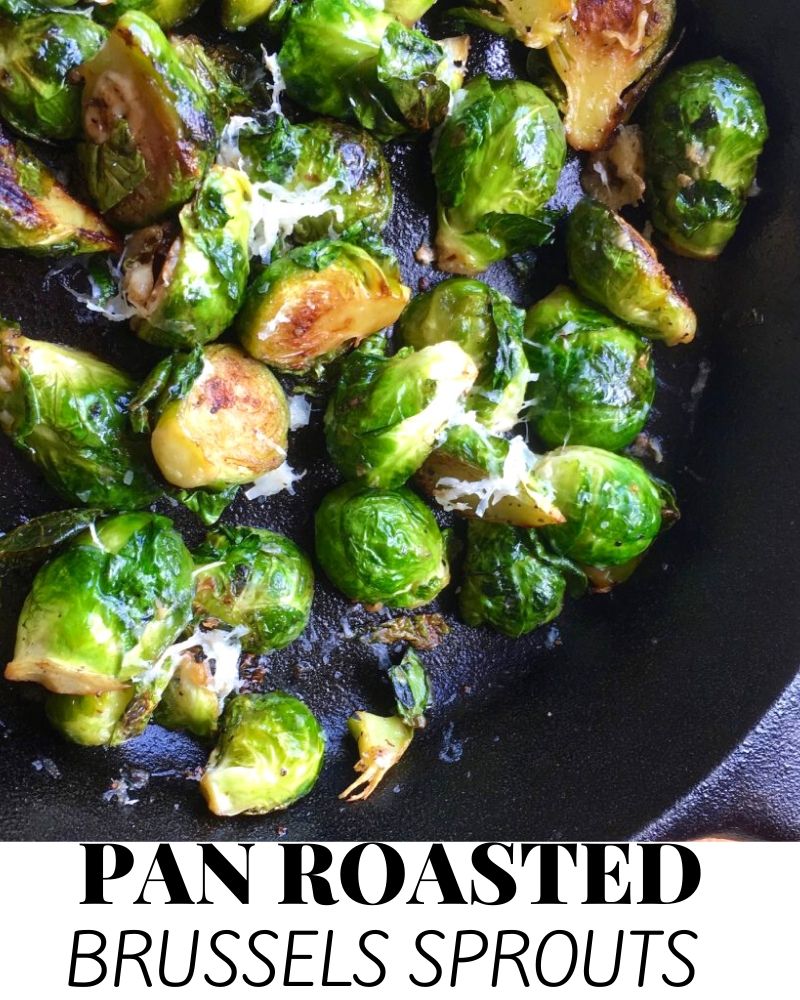 Pan Roasted Brussels Sprouts with Bacon