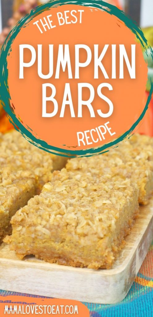 pumpkin bars